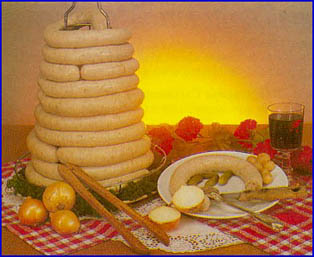 boudin blanc  l'oignon